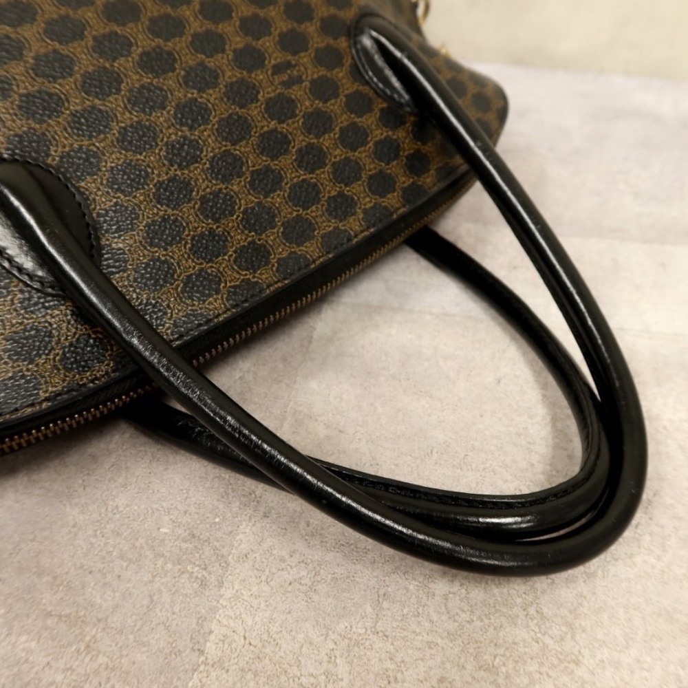 CELINE Macadam 2‑Way Handbag – Vintage PVC & Leather – Authentic - Picture 2 of 12